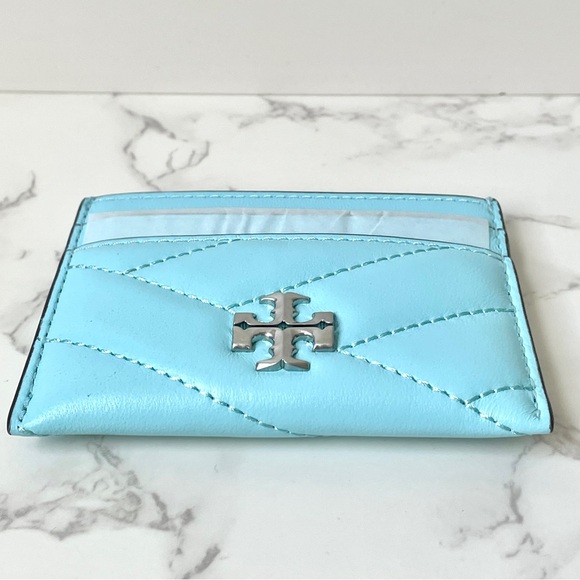 New Tory Burch Kira Chevron Card Case Holder - Picture 5 of 9